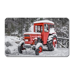 Tractor Parked, Olympus Mount National Park, Greece Magnet (rectangular)