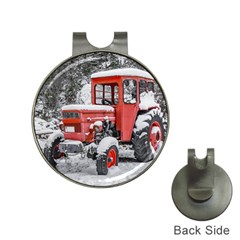 Tractor Parked, Olympus Mount National Park, Greece Hat Clips With Golf Markers