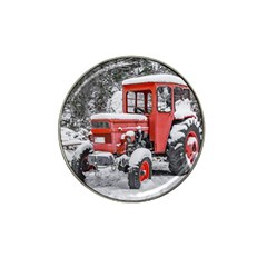 Tractor Parked, Olympus Mount National Park, Greece Hat Clip Ball Marker