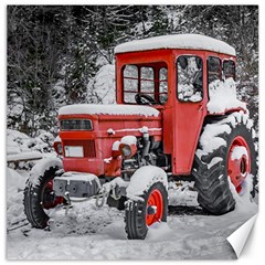 Tractor Parked, Olympus Mount National Park, Greece Canvas 12  X 12  by dflcprintsclothing