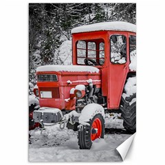 Tractor Parked, Olympus Mount National Park, Greece Canvas 20  X 30  by dflcprintsclothing