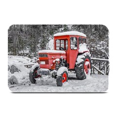 Tractor Parked, Olympus Mount National Park, Greece Plate Mats by dflcprintsclothing