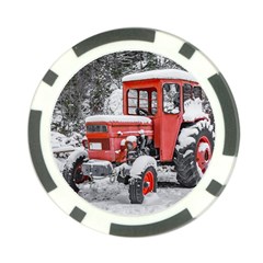 Tractor Parked, Olympus Mount National Park, Greece Poker Chip Card Guard (10 Pack) by dflcprintsclothing