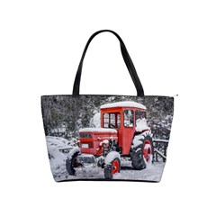 Tractor Parked, Olympus Mount National Park, Greece Classic Shoulder Handbag by dflcprintsclothing