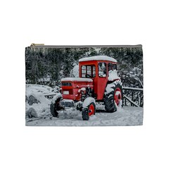 Tractor Parked, Olympus Mount National Park, Greece Cosmetic Bag (medium)