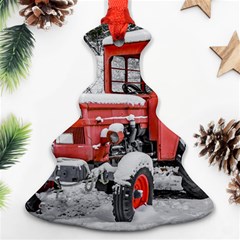 Tractor Parked, Olympus Mount National Park, Greece Christmas Tree Ornament (two Sides) by dflcprintsclothing