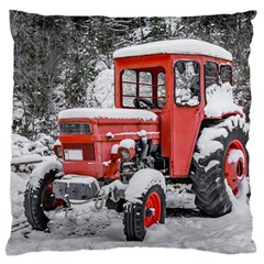 Tractor Parked, Olympus Mount National Park, Greece Standard Flano Cushion Case (two Sides) by dflcprintsclothing