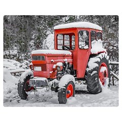 Tractor Parked, Olympus Mount National Park, Greece Double Sided Flano Blanket (medium)  by dflcprintsclothing