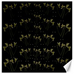 Exotic Snow Drop Flowers In A Loveable Style Canvas 16  X 16  by pepitasart