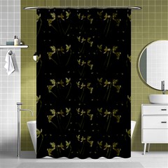 Exotic Snow Drop Flowers In A Loveable Style Shower Curtain 48  X 72  (small)  by pepitasart