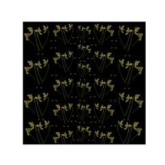 Exotic Snow Drop Flowers In A Loveable Style Small Satin Scarf (square) by pepitasart