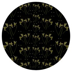 Exotic Snow Drop Flowers In A Loveable Style Round Trivet by pepitasart