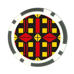 Abstract Pattern Geometric Backgrounds   Poker Chip Card Guard by Eskimos