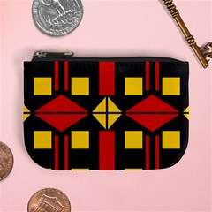 Abstract Pattern Geometric Backgrounds   Mini Coin Purse by Eskimos