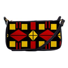 Abstract Pattern Geometric Backgrounds   Shoulder Clutch Bag by Eskimos