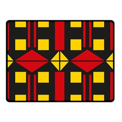 Abstract Pattern Geometric Backgrounds   Double Sided Fleece Blanket (small)  by Eskimos