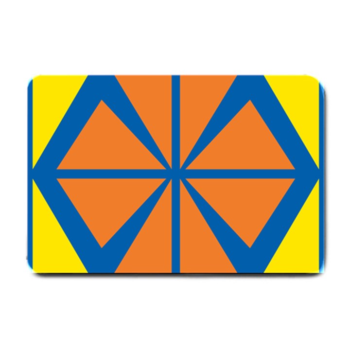 Abstract pattern geometric backgrounds   Small Doormat 