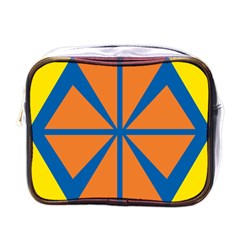 Abstract Pattern Geometric Backgrounds   Mini Toiletries Bag (one Side) by Eskimos