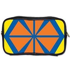 Abstract Pattern Geometric Backgrounds   Toiletries Bag (one Side) by Eskimos