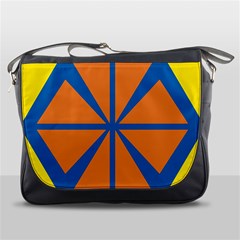 Abstract Pattern Geometric Backgrounds   Messenger Bag by Eskimos