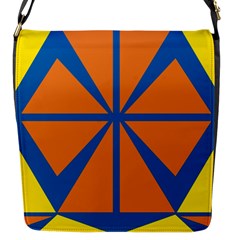 Abstract Pattern Geometric Backgrounds   Flap Closure Messenger Bag (s) by Eskimos