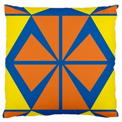 Abstract Pattern Geometric Backgrounds   Standard Flano Cushion Case (one Side) by Eskimos