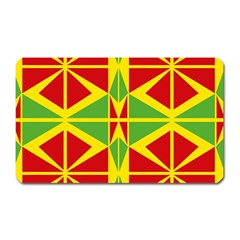 Abstract Pattern Geometric Backgrounds   Magnet (rectangular) by Eskimos