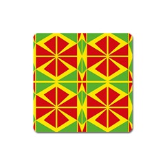 Abstract Pattern Geometric Backgrounds   Square Magnet by Eskimos