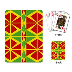 Abstract Pattern Geometric Backgrounds   Playing Cards Single Design (rectangle) by Eskimos