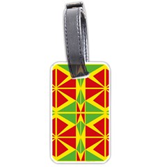 Abstract Pattern Geometric Backgrounds   Luggage Tag (one Side) by Eskimos