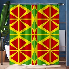 Abstract Pattern Geometric Backgrounds   Shower Curtain 60  X 72  (medium)  by Eskimos