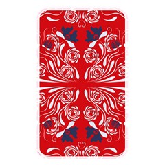 Floral Folk Damask Pattern Fantasy Flowers  Memory Card Reader (rectangular) by Eskimos