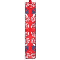 Floral Folk Damask Pattern Fantasy Flowers  Large Book Marks by Eskimos