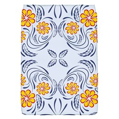 Floral Folk Damask Pattern Fantasy Flowers  Removable Flap Cover (s) by Eskimos