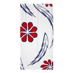 Folk Flowers Print Floral Pattern Ethnic Art Shower Curtain 36  X 72  (stall)  by Eskimos