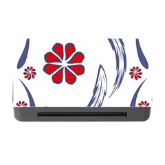 Folk Flowers Print Floral Pattern Ethnic Art Memory Card Reader With Cf by Eskimos