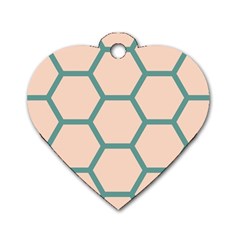 Happy Kiwi Seashell Dog Tag Heart (one Side)