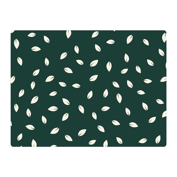 Leaves Pattern Double Sided Flano Blanket (Mini)