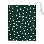 Leaves Pattern Drawstring Pouch (5XL) Front