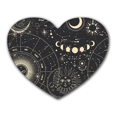 Magic-patterns Heart Mousepads