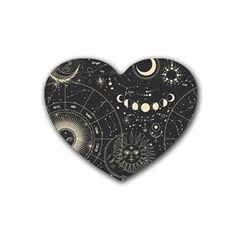 Magic-patterns Rubber Coaster (heart)