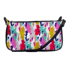 Acryl Paint Shoulder Clutch Bag