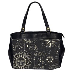 Mystic Patterns Oversize Office Handbag (2 Sides) by CoshaArt