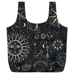 Mystic Patterns Full Print Recycle Bag (xl) by CoshaArt