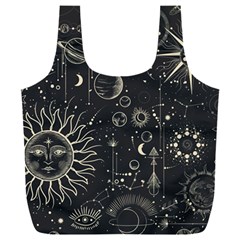 Mystic Patterns Full Print Recycle Bag (xxxl) by CoshaArt