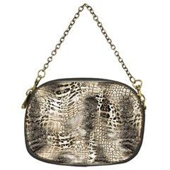 Luxury Snake Print Chain Purse (one Side) by CoshaArt