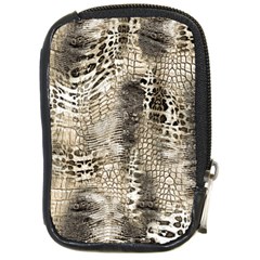 Luxury Snake Print Compact Camera Leather Case by CoshaArt