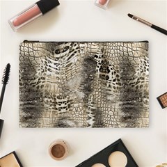 Luxury Snake Print Cosmetic Bag (large) by CoshaArt