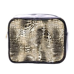 Luxury Snake Print Mini Toiletries Bag (one Side)