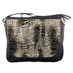 Luxury Snake Print Messenger Bag by CoshaArt